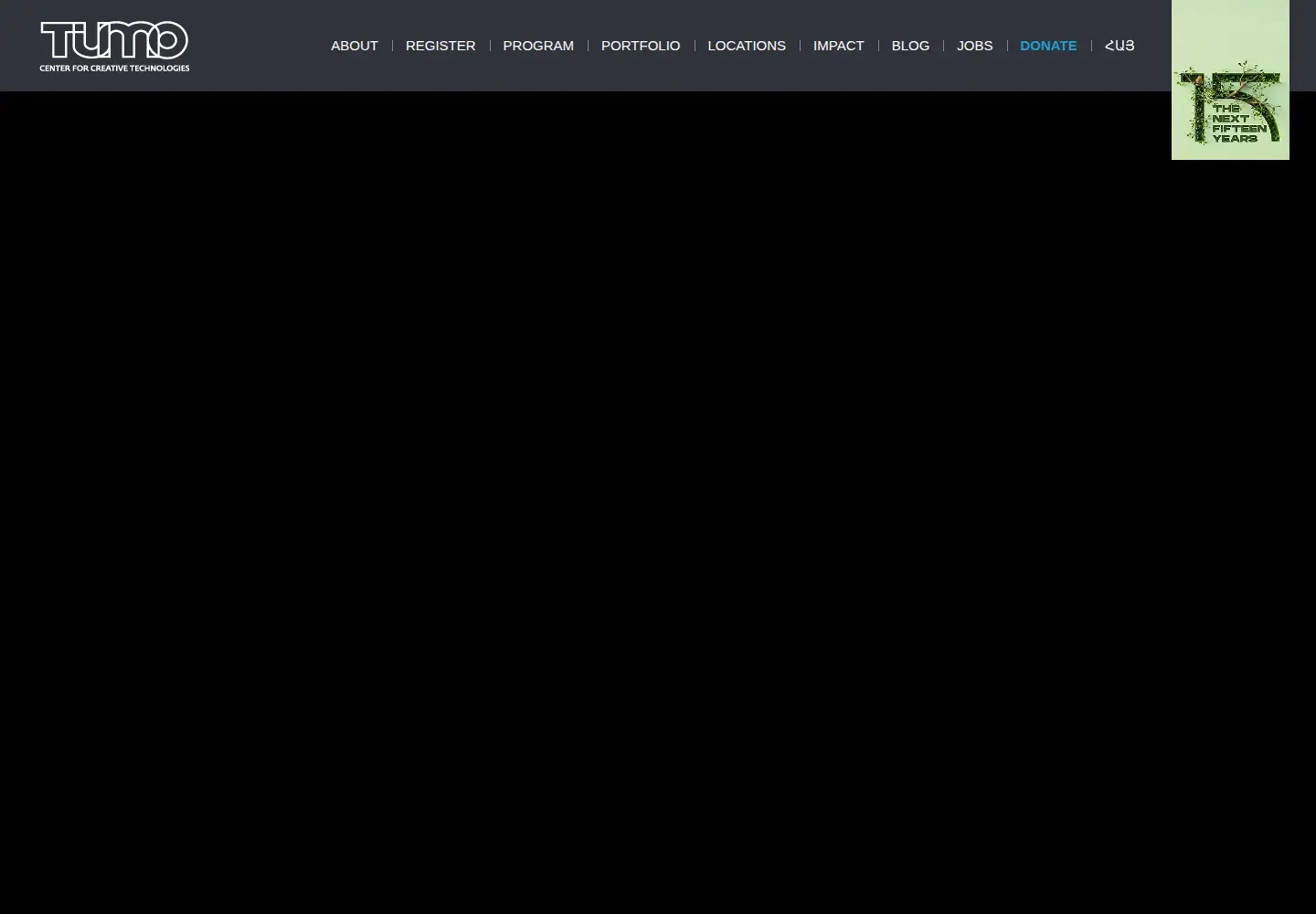 Screenshot of tumo.org
