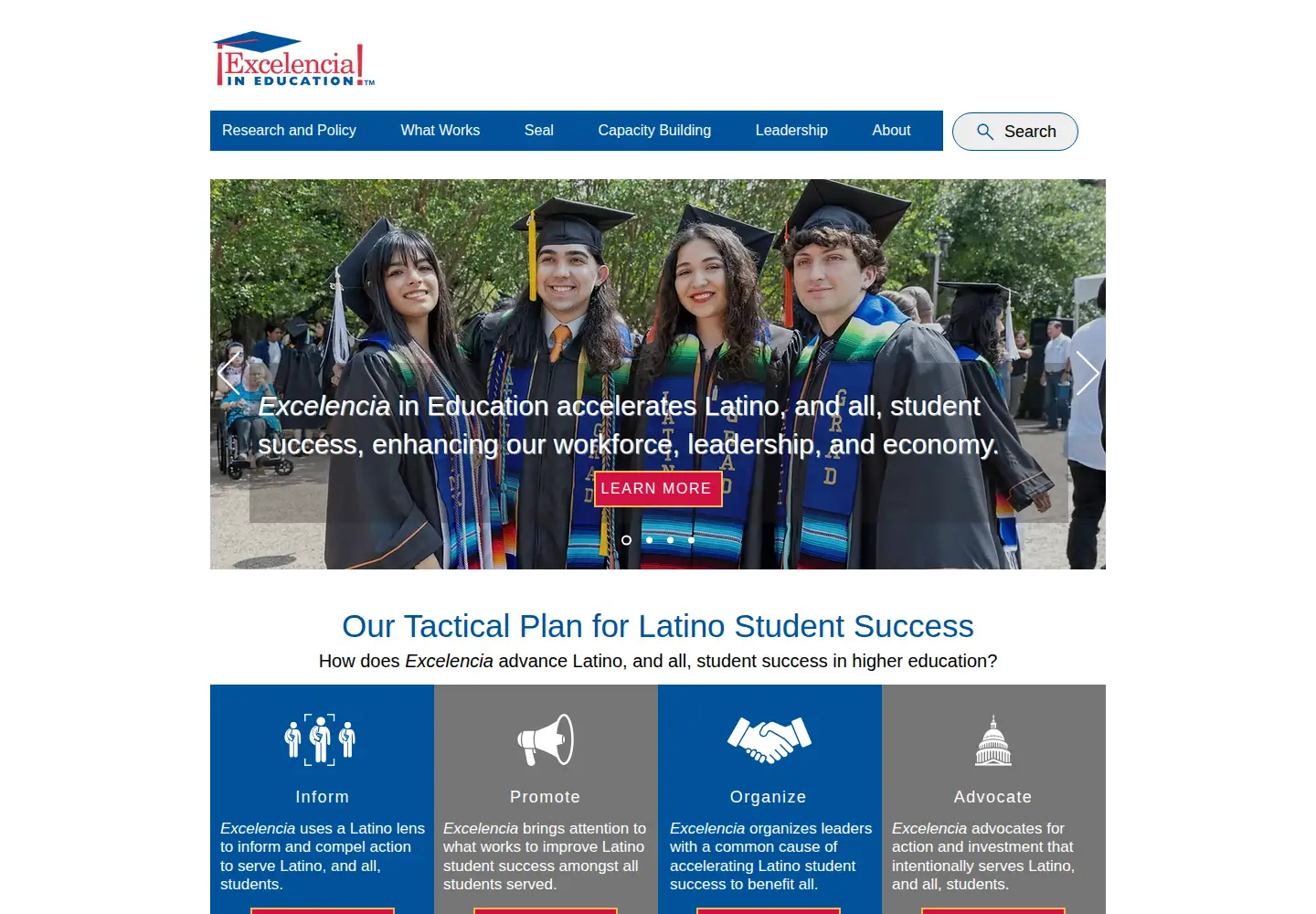 Screenshot of edexcelencia.org