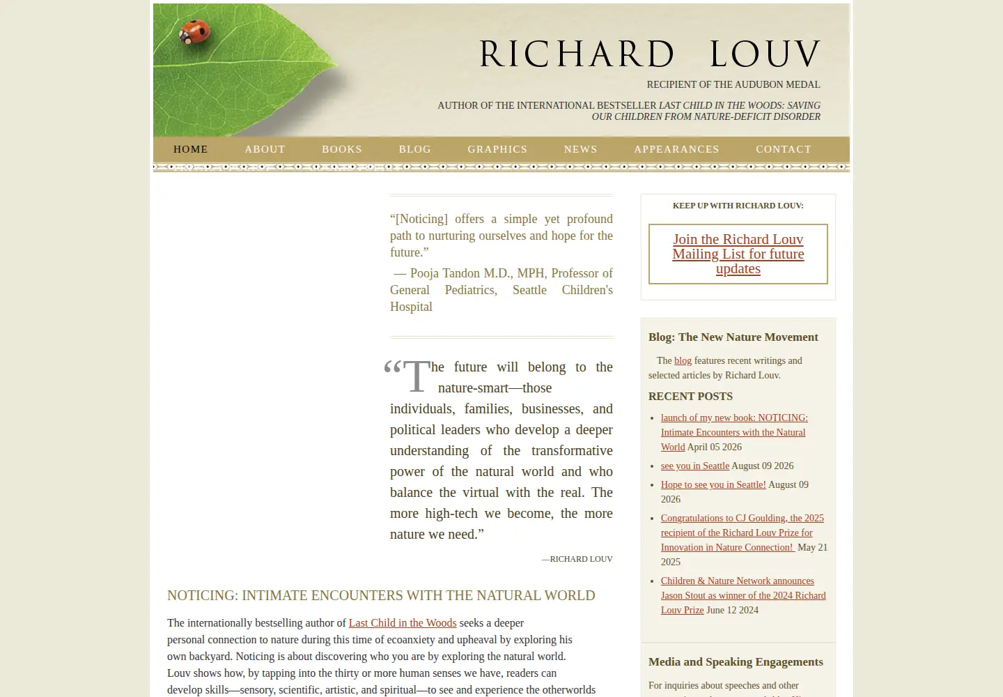 Screenshot of richardlouv.com