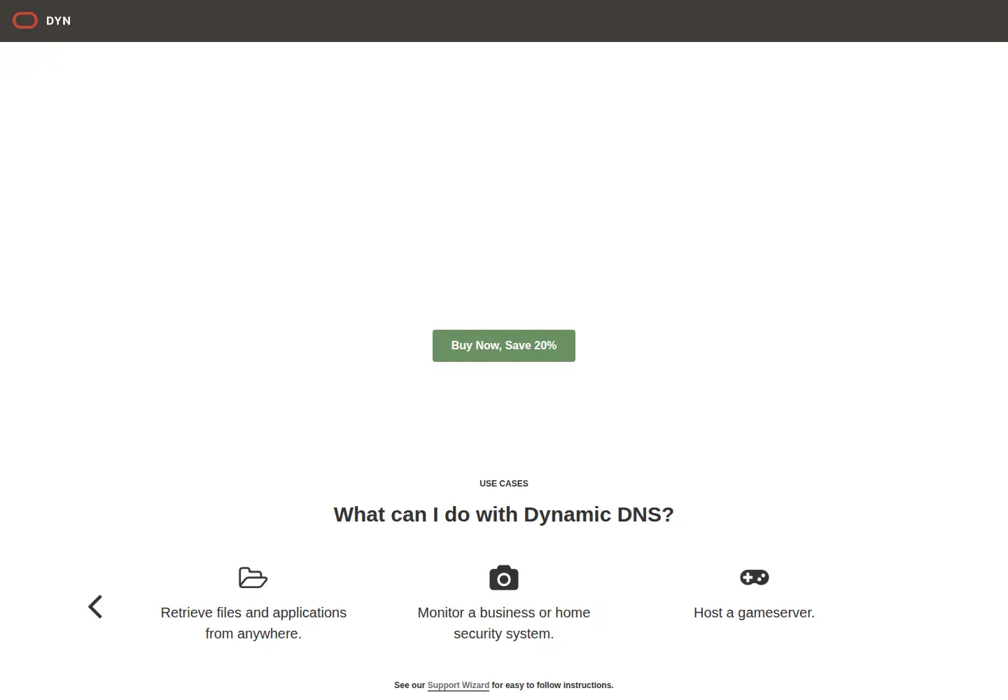 Captured homepage of webhop.org in the current scan