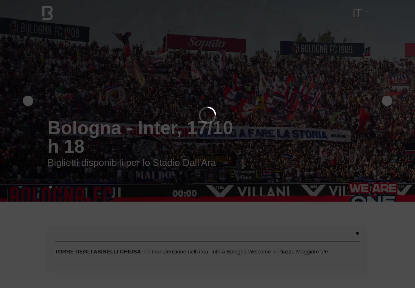 Screenshot of bolognawelcome.com