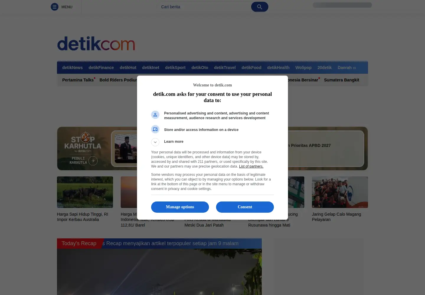 Screenshot of blogdetik.com