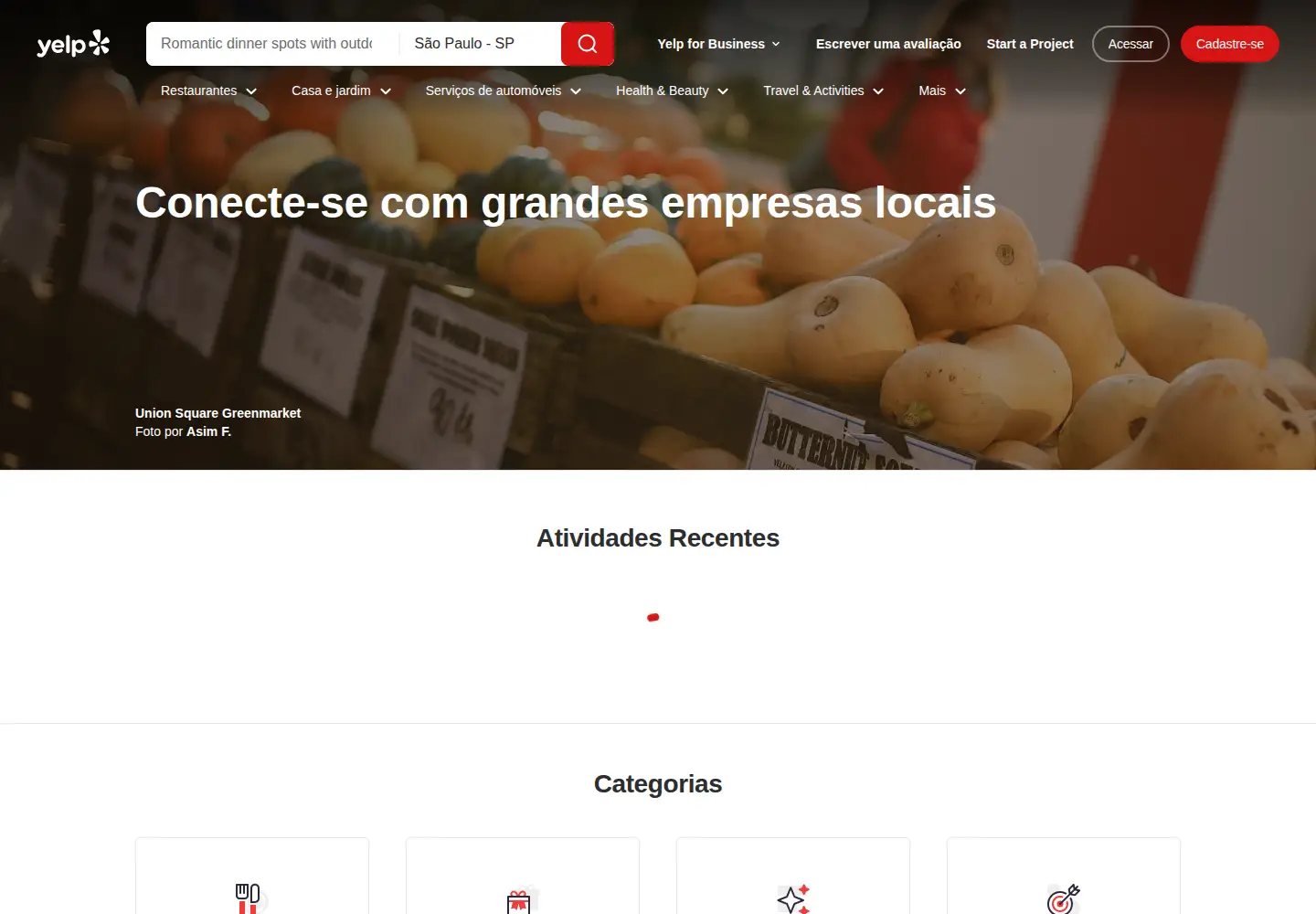 Screenshot of yelp.com.br