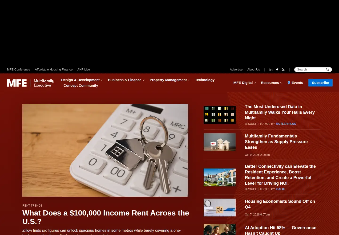 Screenshot of multifamilyexecutive.com