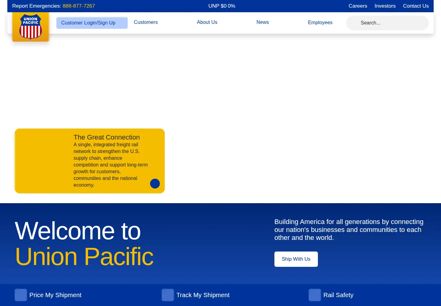 Screenshot of up.com