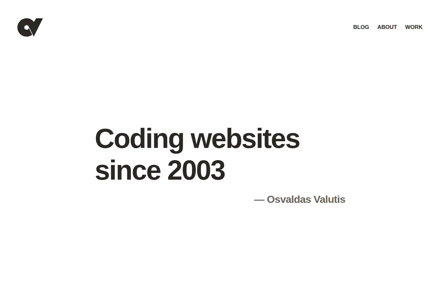 Screenshot of osvaldas.info