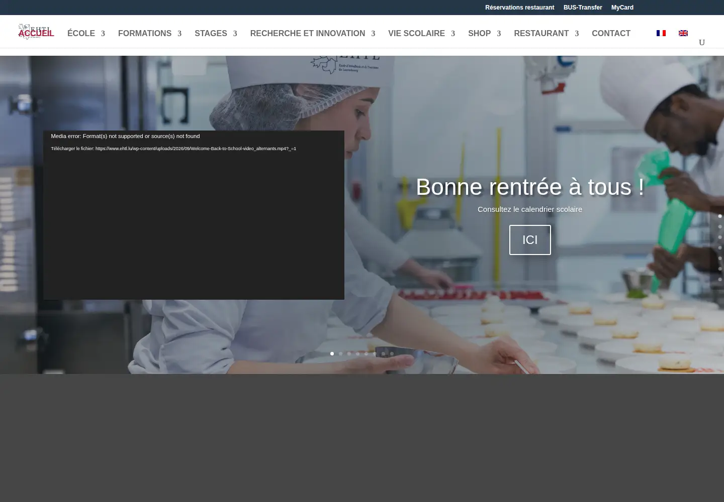 Screenshot of ehtl.lu