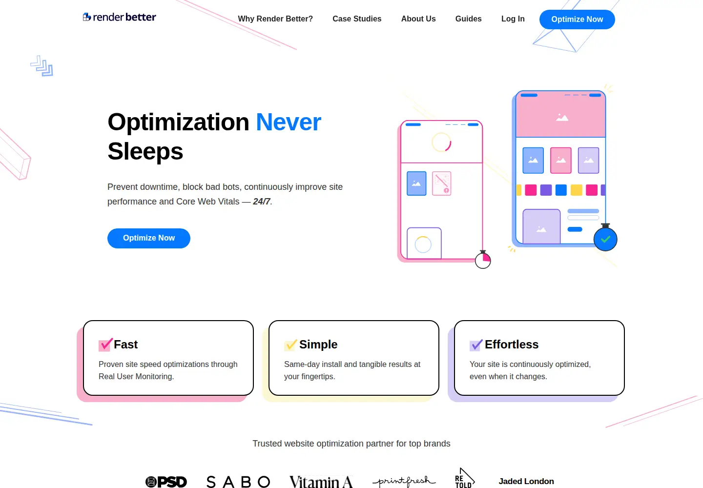 Screenshot of renderbetter.com