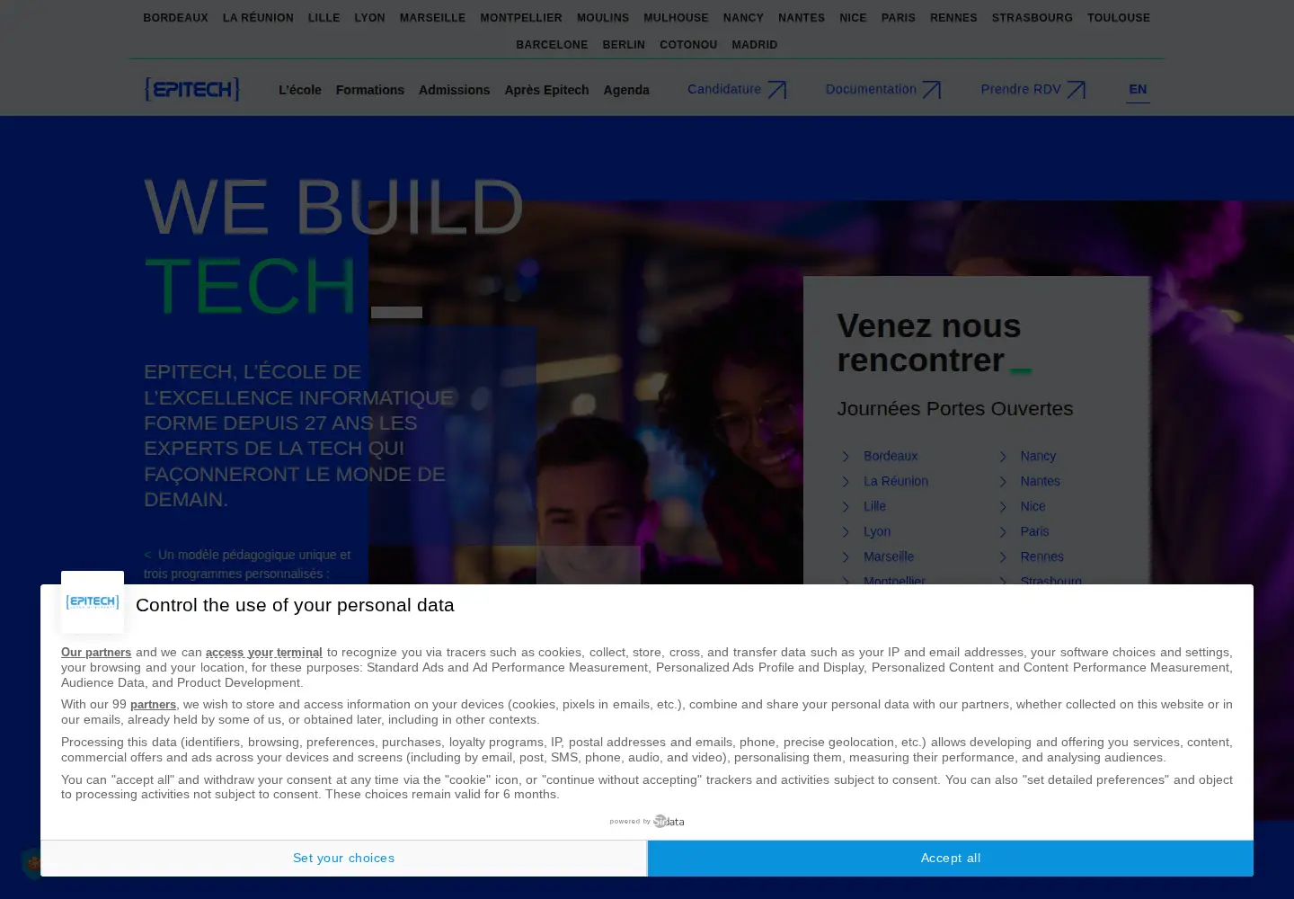 Screenshot of epitech.eu