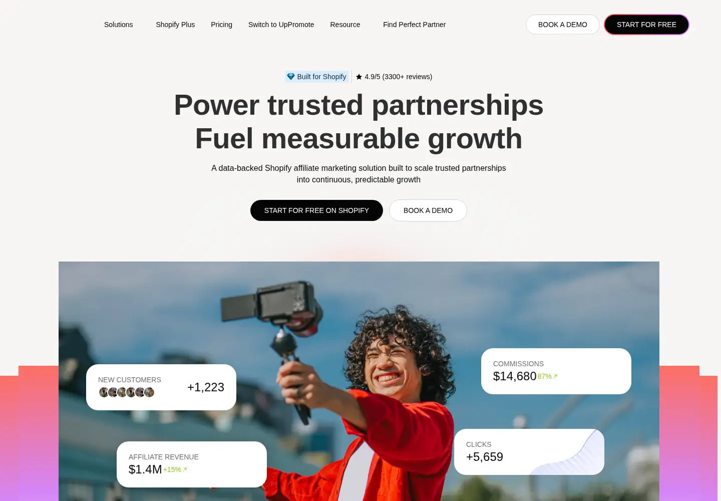 Screenshot of uppromote.com