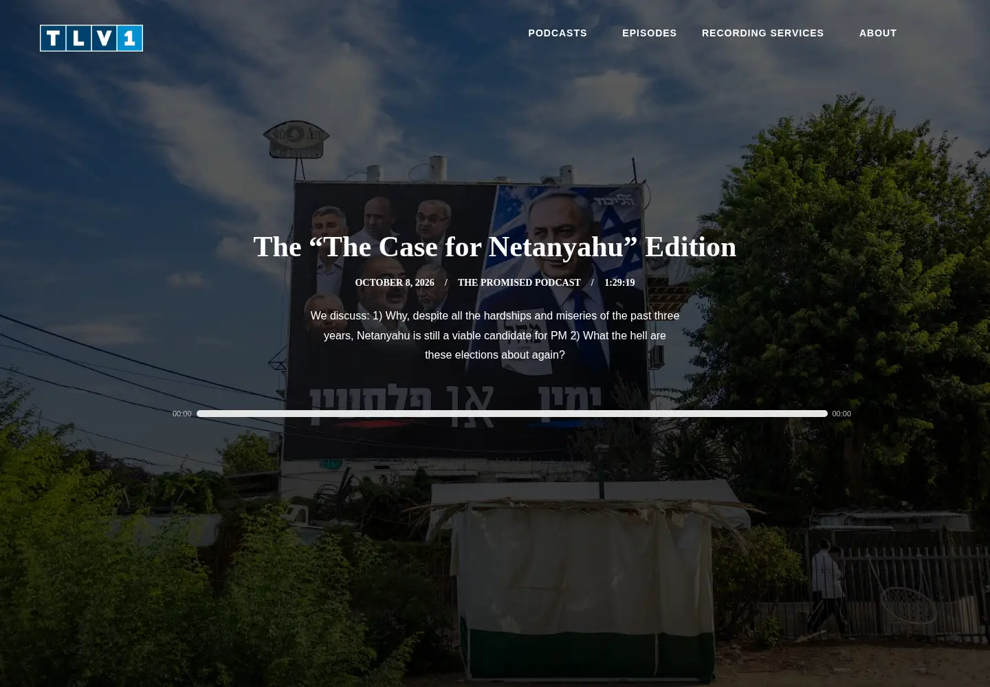 Screenshot of tlv1.fm