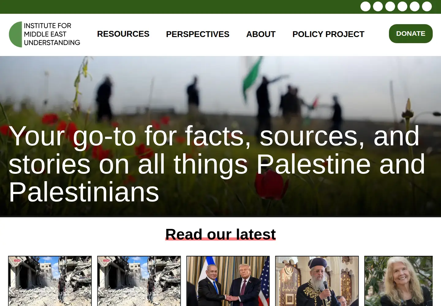 Captured homepage of imeu.org in the current scan