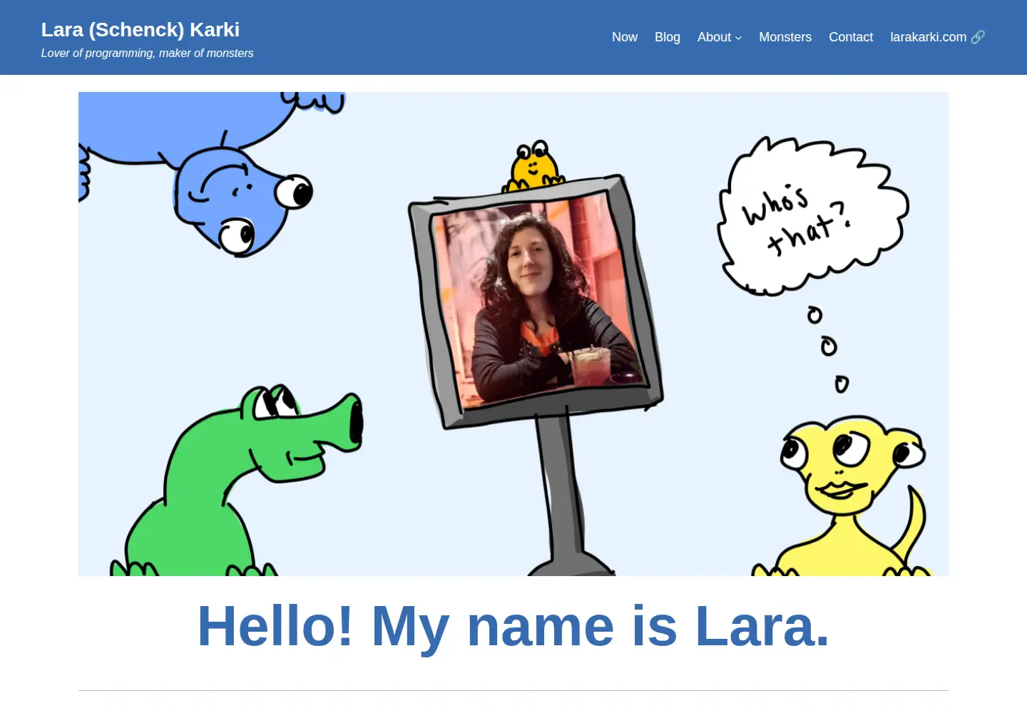 Screenshot of notlaura.com