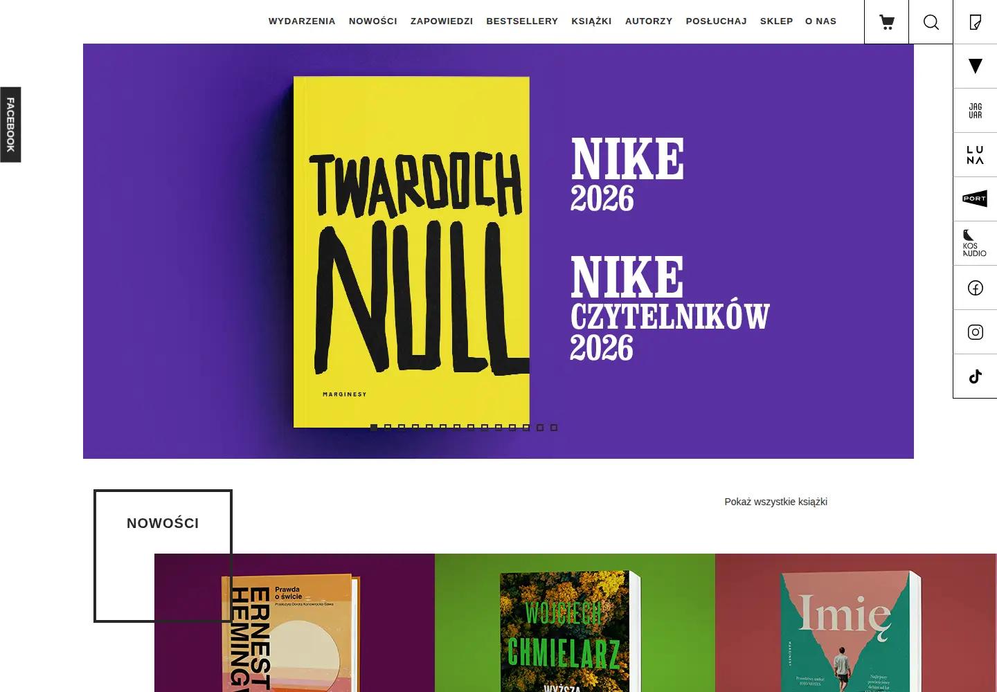 Screenshot of marginesy.com.pl