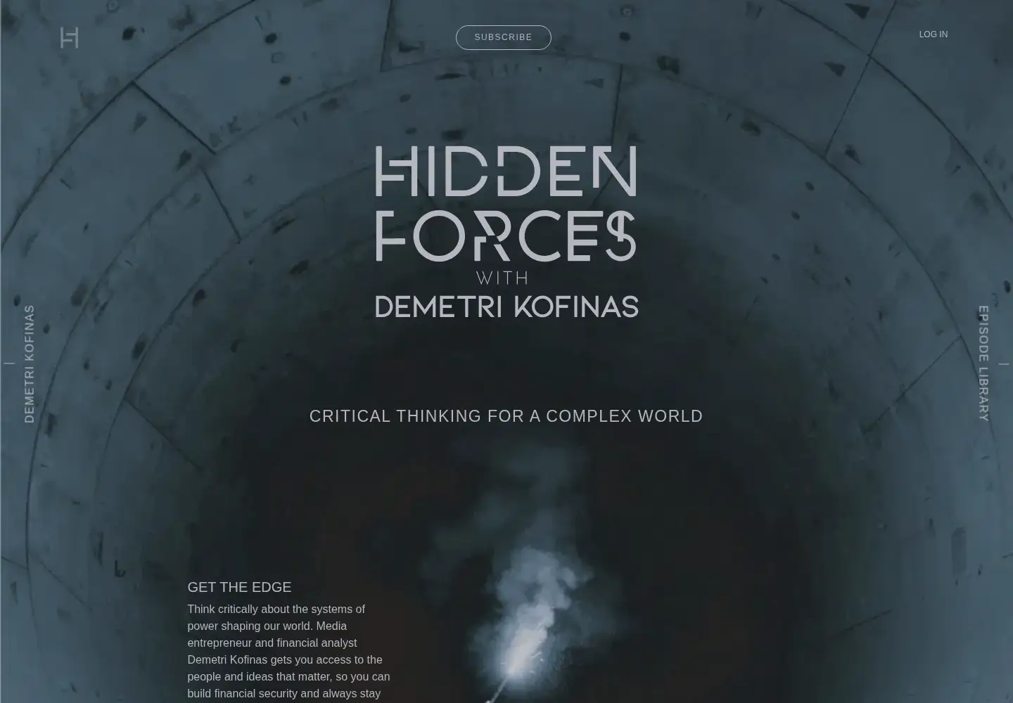 Screenshot of hiddenforces.io