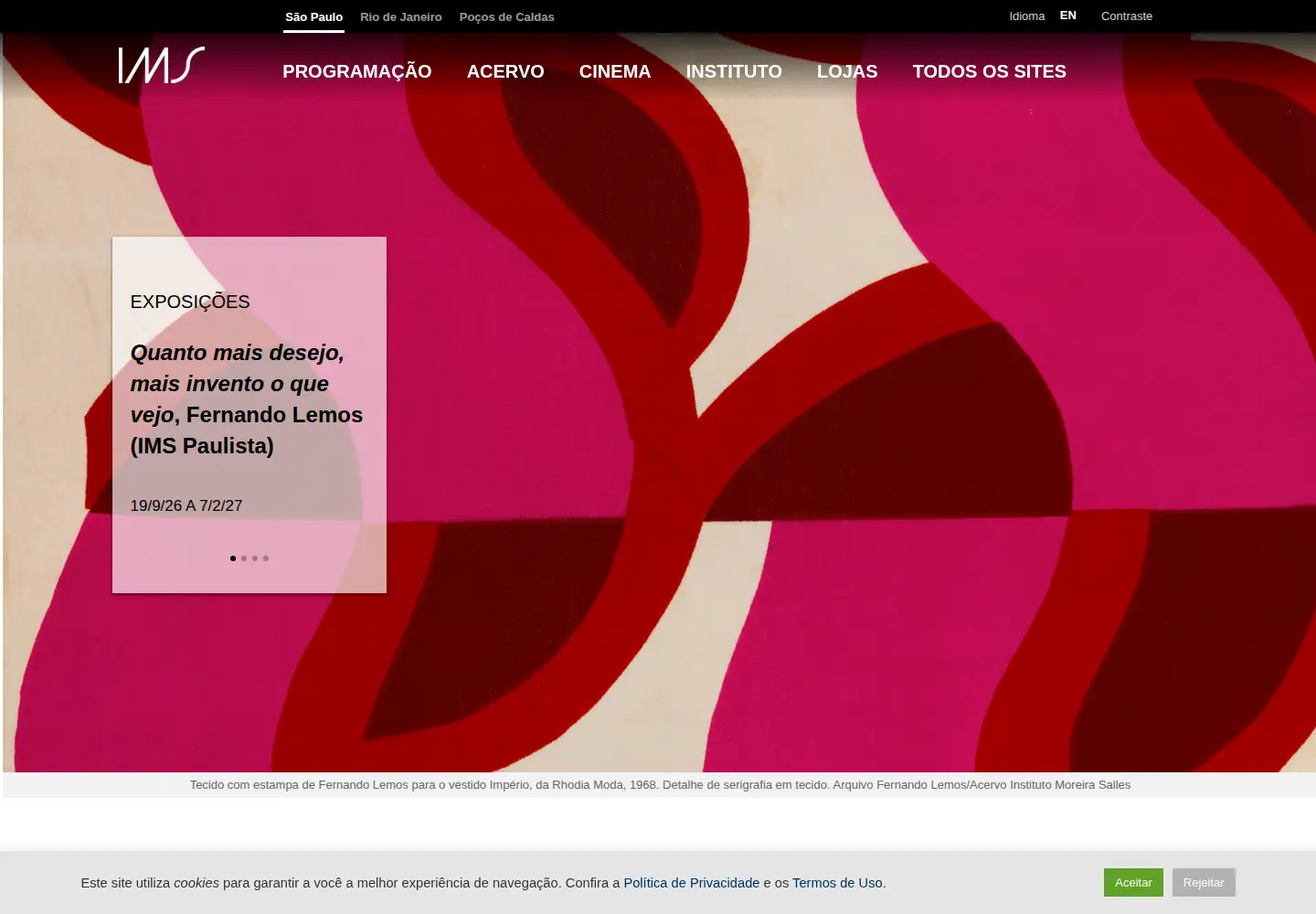 Screenshot of ims.com.br