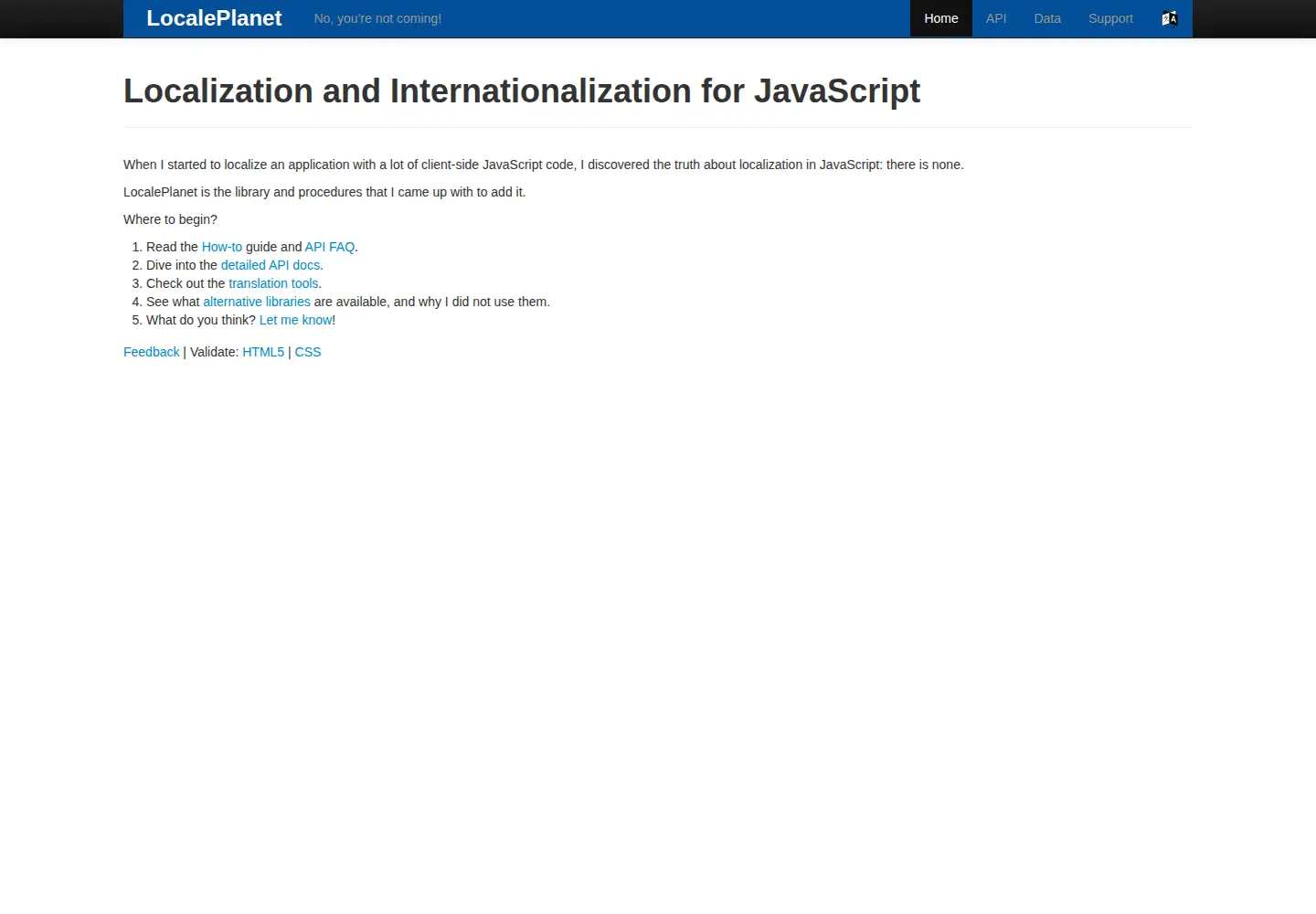 Screenshot of localeplanet.com