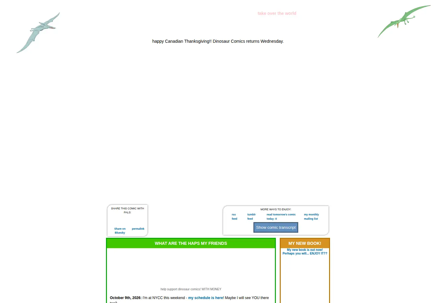 Screenshot of qwantz.com