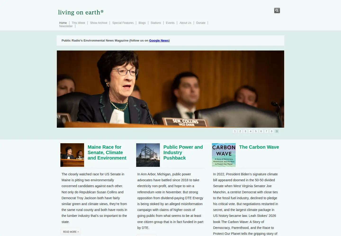 Screenshot of loe.org