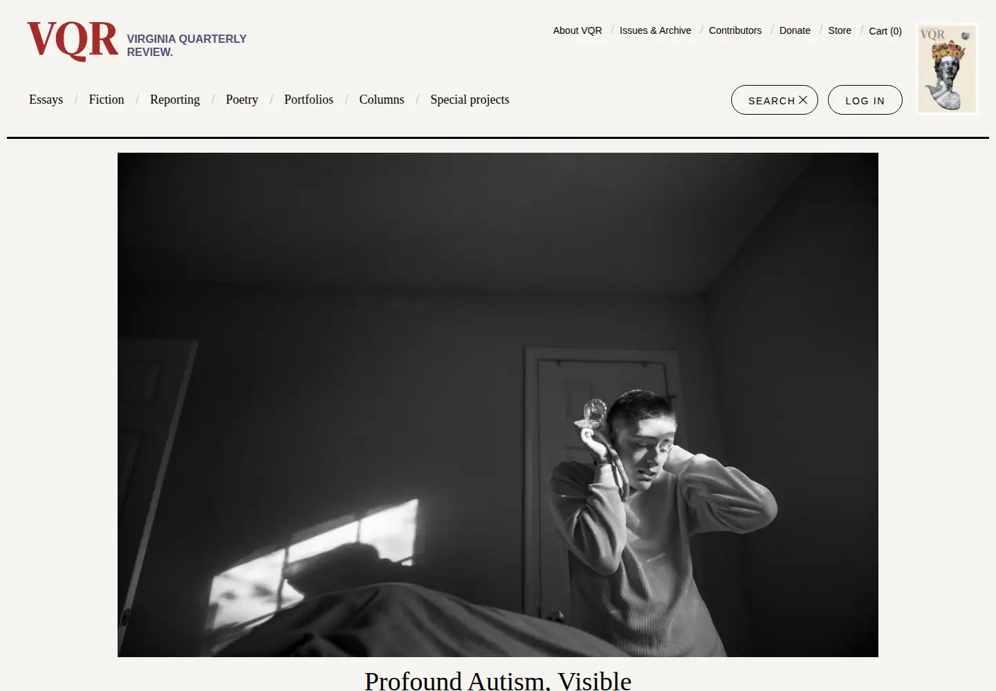 Screenshot of vqronline.org