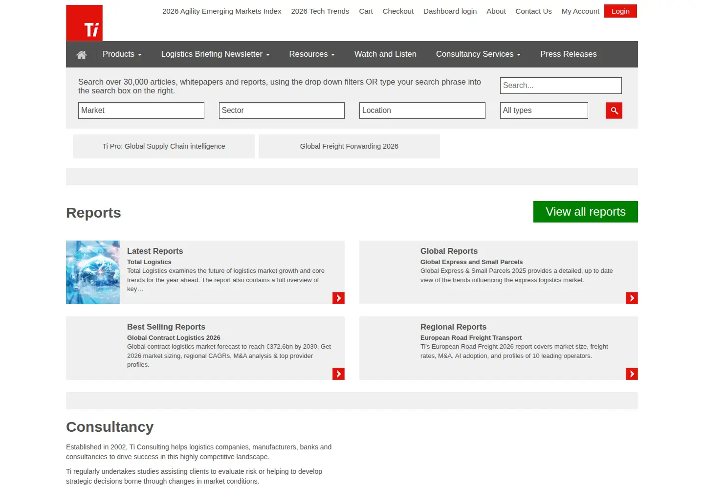 Screenshot of ti-insight.com
