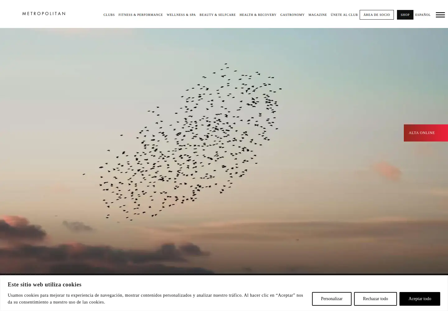 Screenshot of clubmetropolitan.net