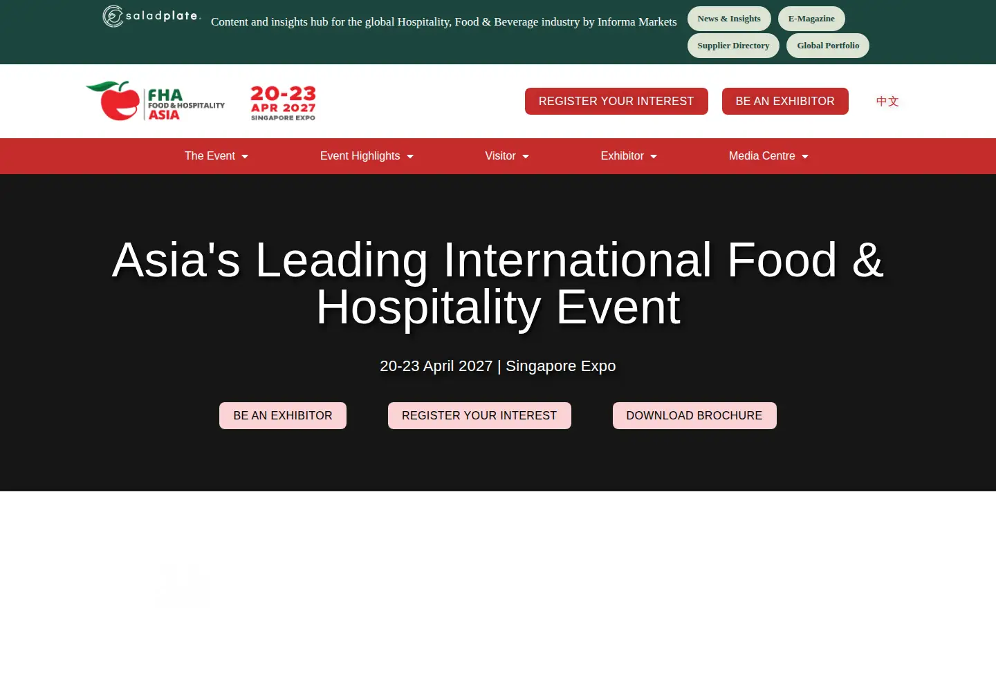 Screenshot of foodnhotelasia.com