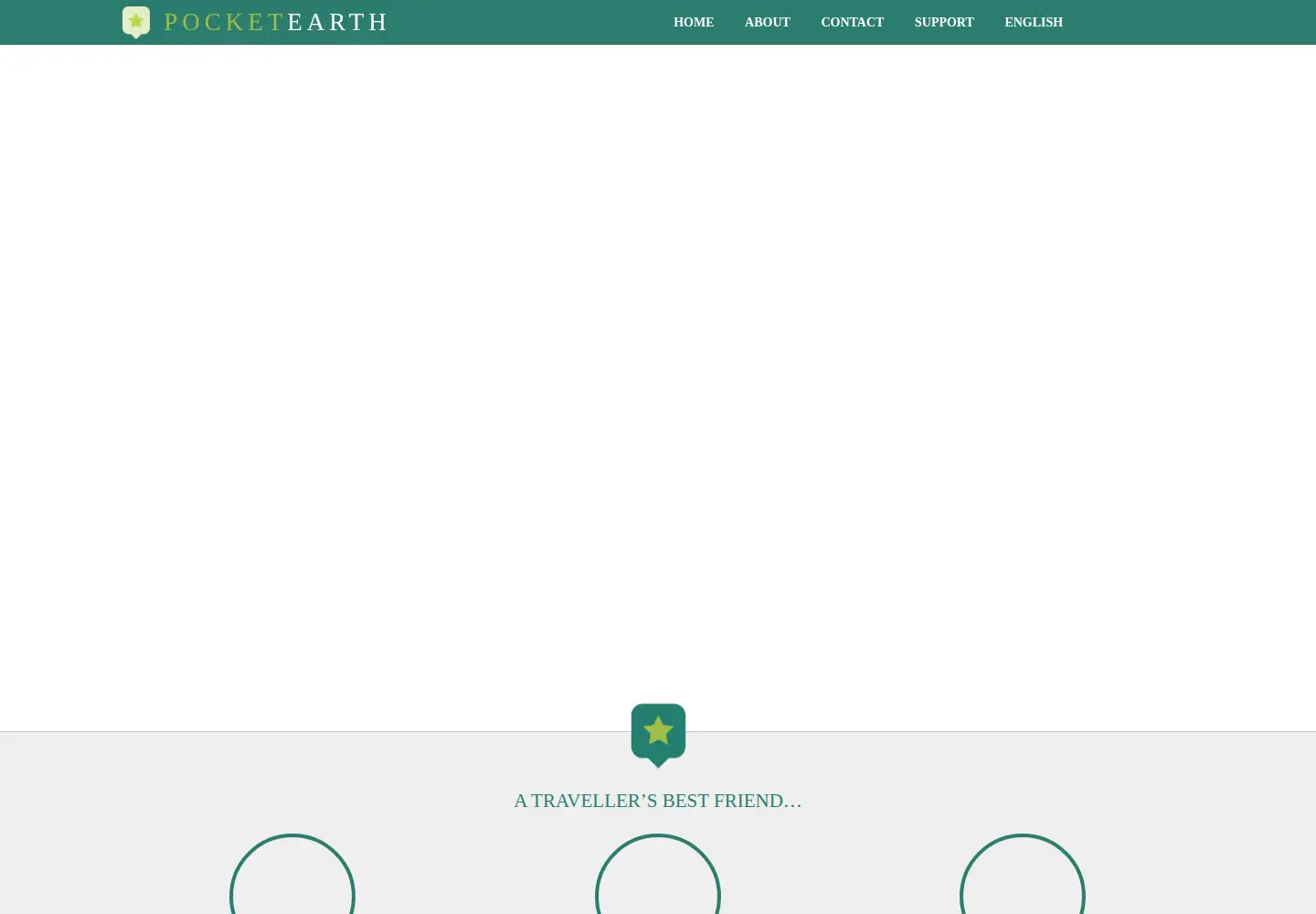 Screenshot of pocketearth.com