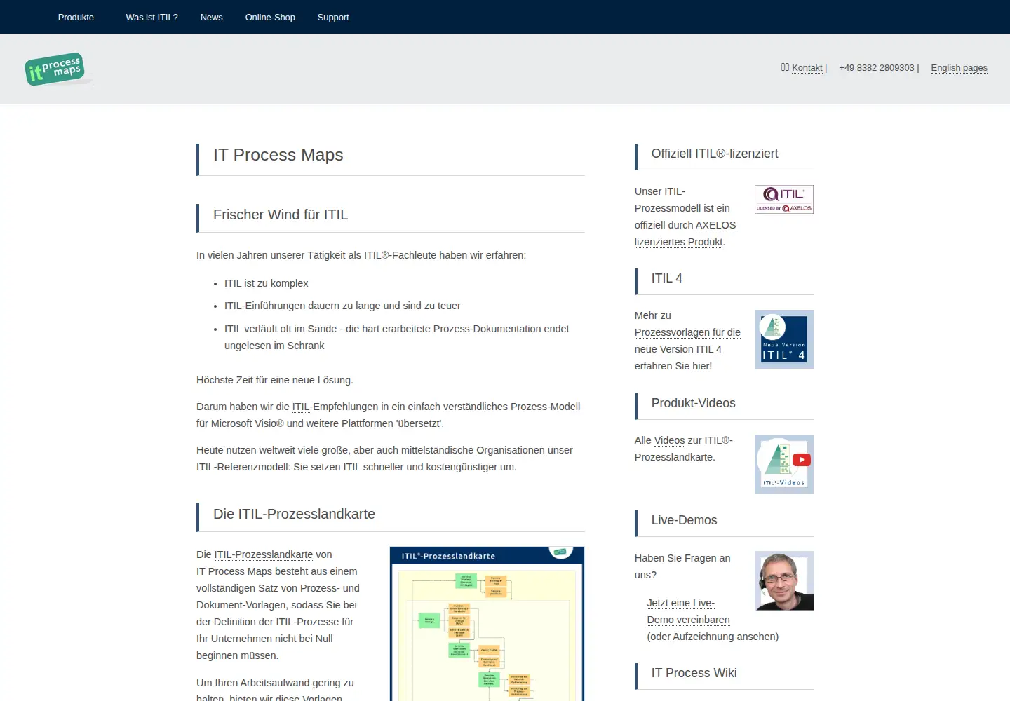 Screenshot of it-processmaps.com