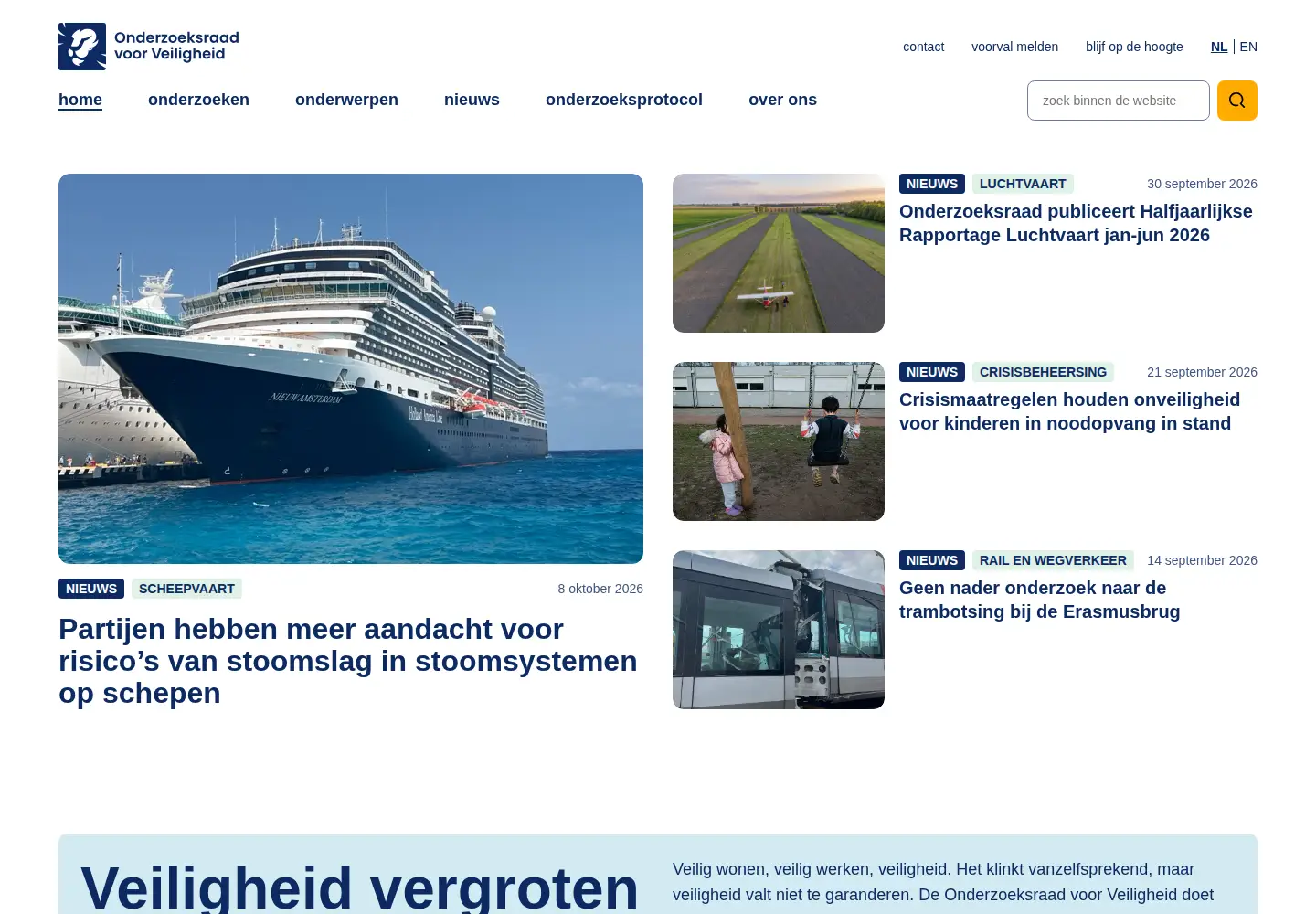 Screenshot of onderzoeksraad.nl