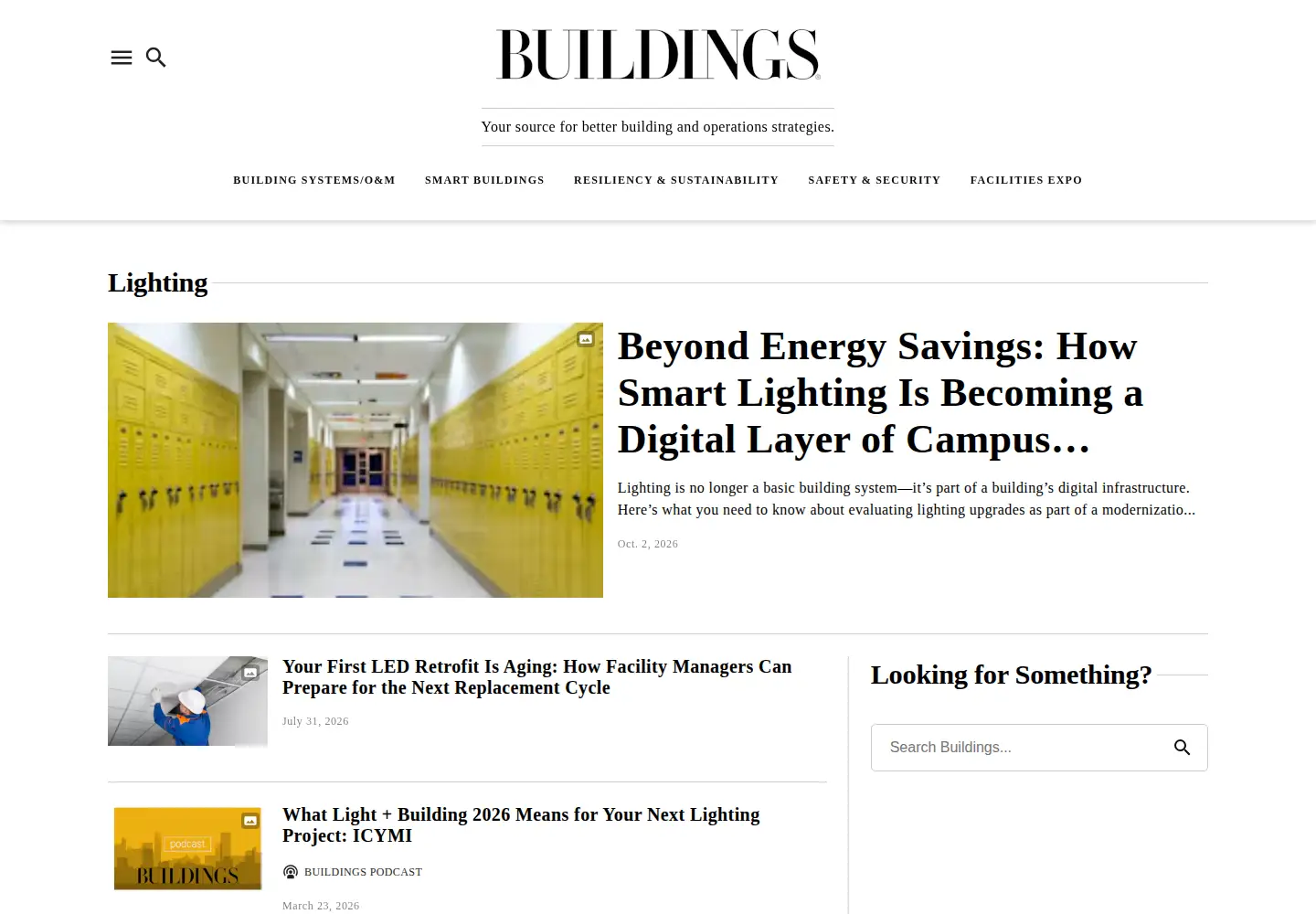 Screenshot of ledsmagazine.com