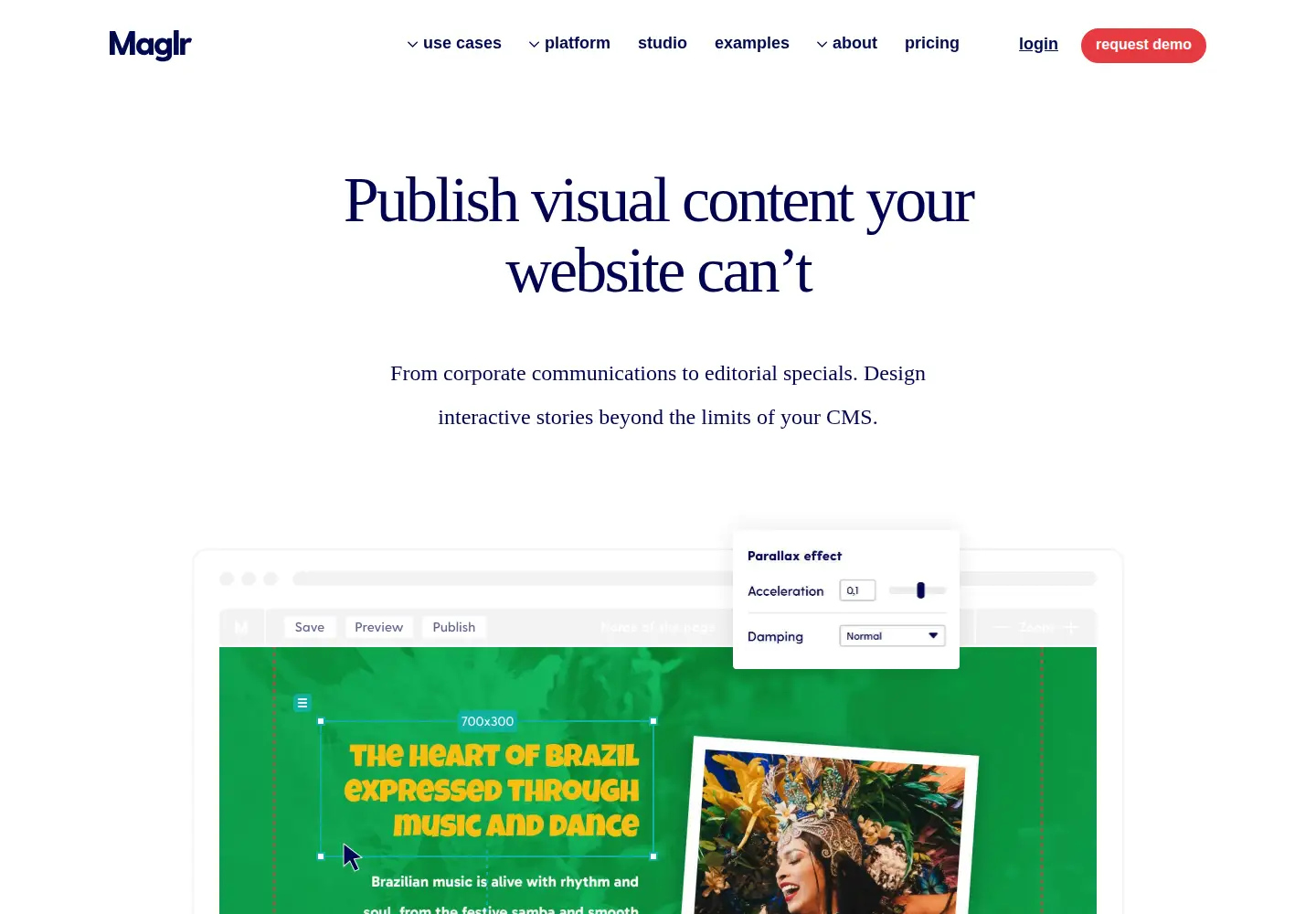 Captured homepage of maglr.com in the current scan