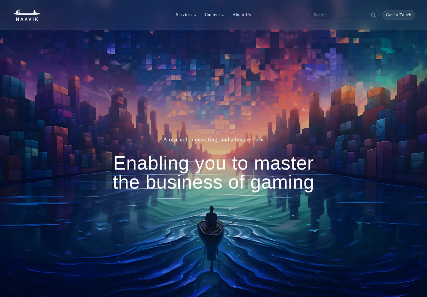 Captured homepage of naavik.co in the current scan