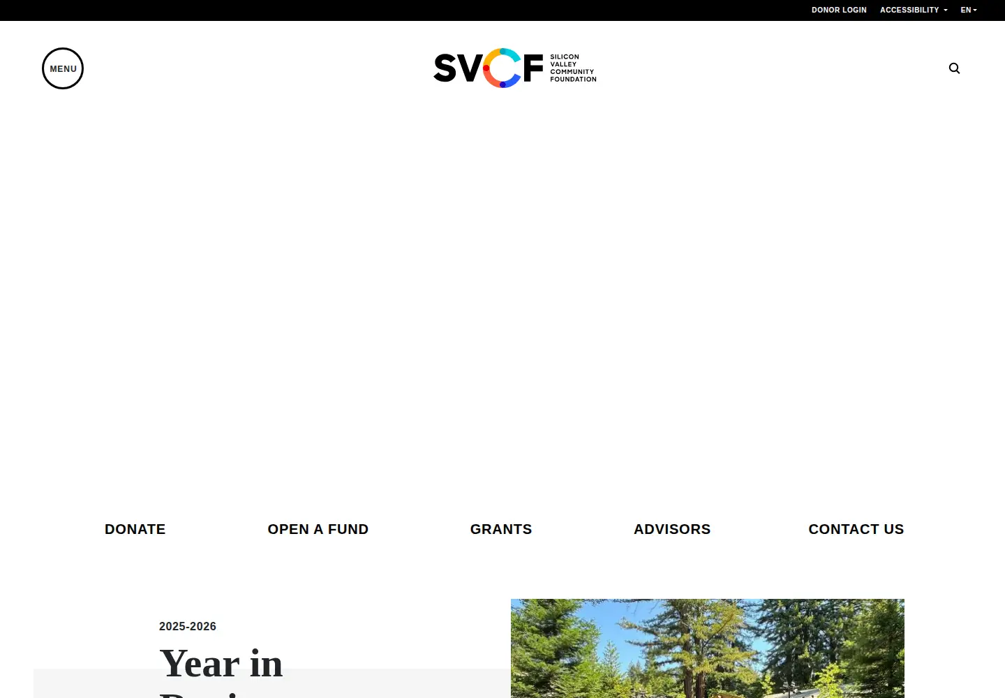 Screenshot of siliconvalleycf.org