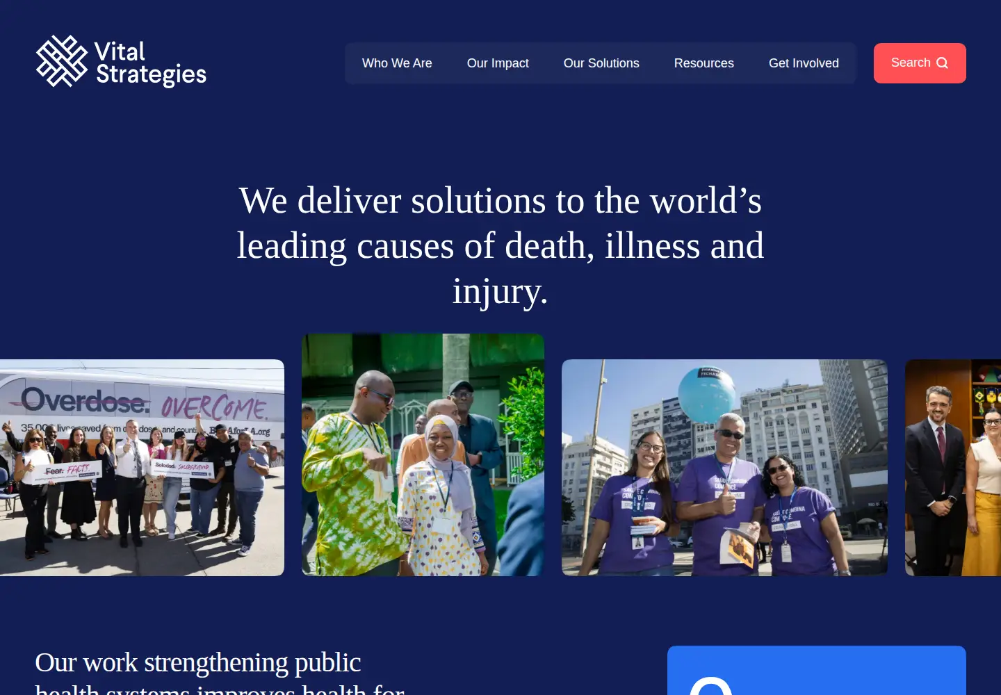 Screenshot of vitalstrategies.org