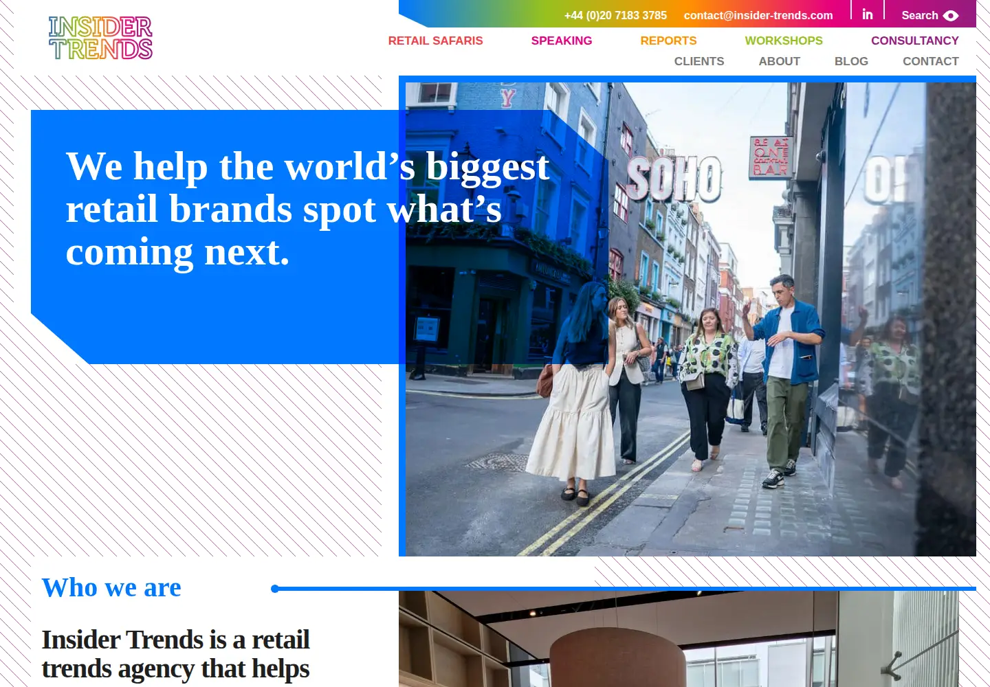 Screenshot of insider-trends.com