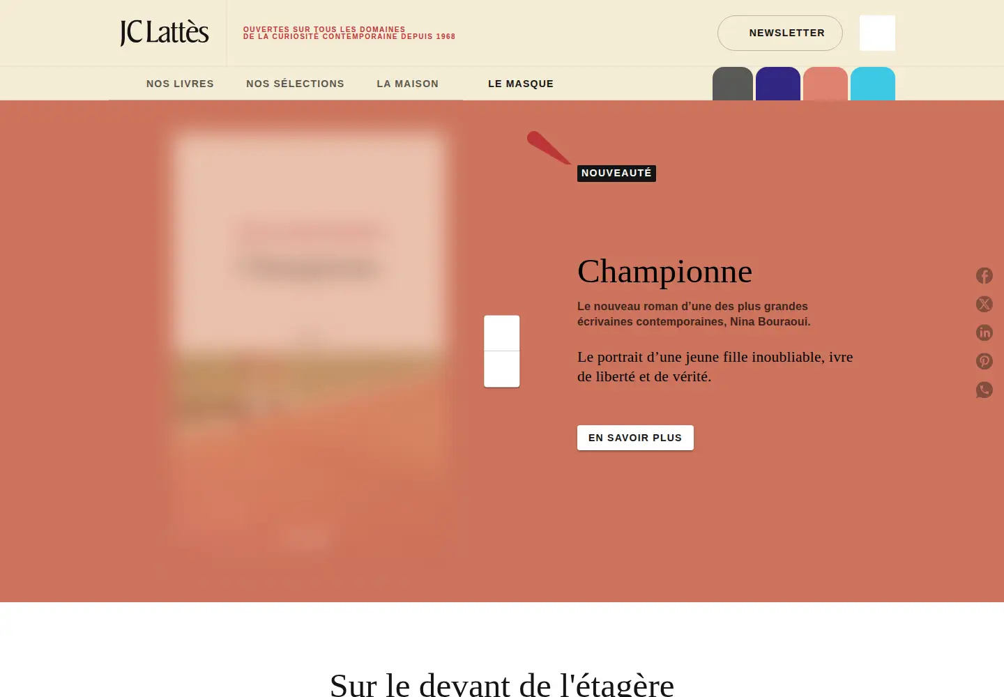 Screenshot of editions-jclattes.fr