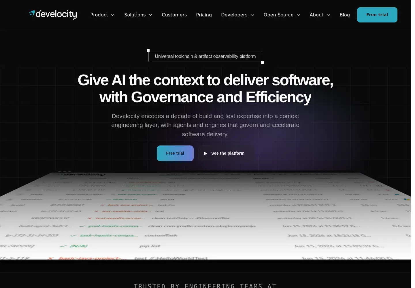 Screenshot of gradle.com