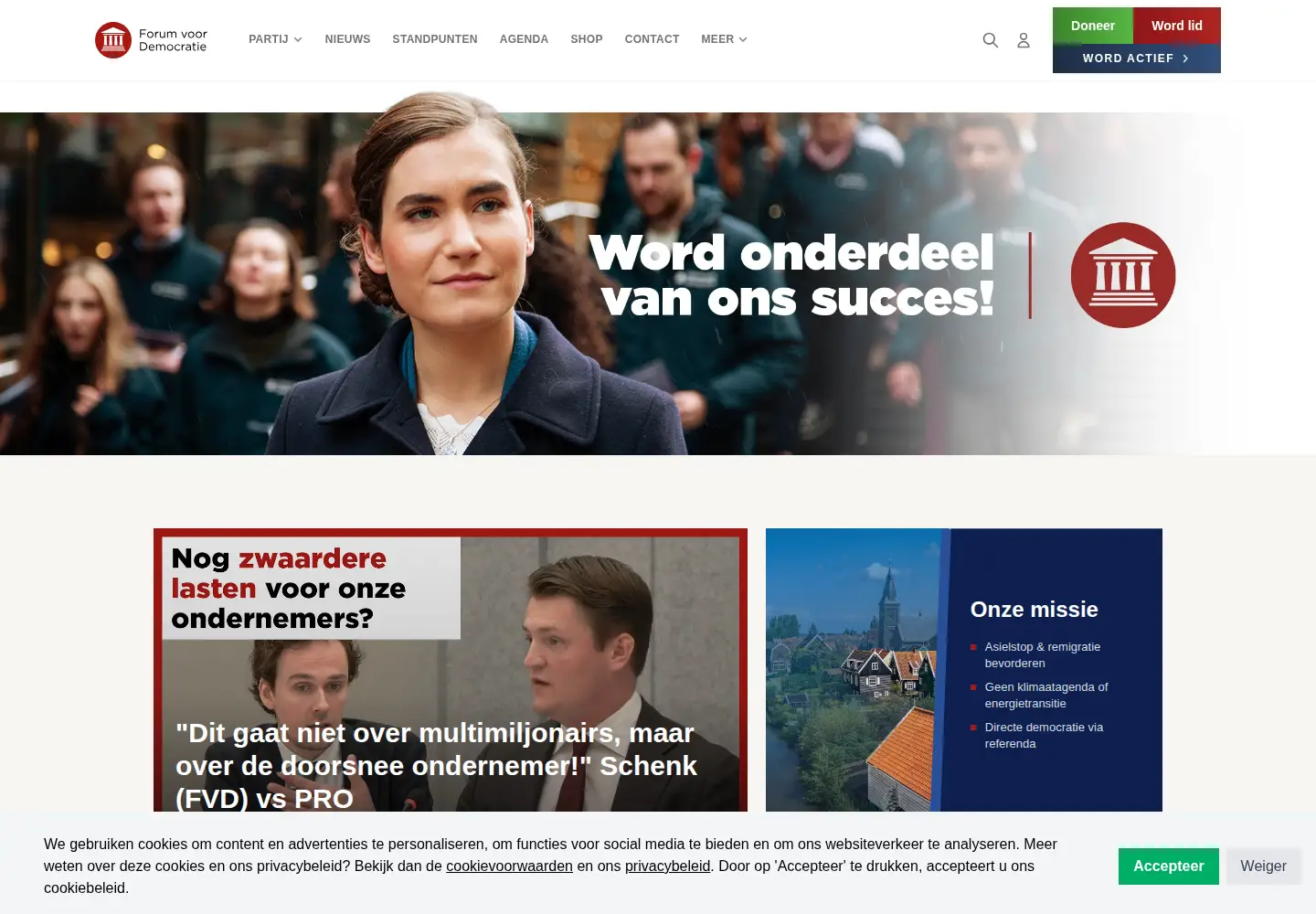 Screenshot of fvd.nl