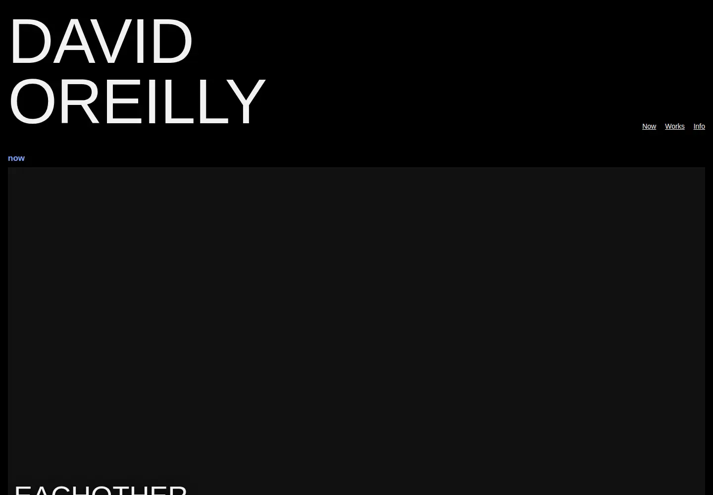 Screenshot of davidoreilly.com