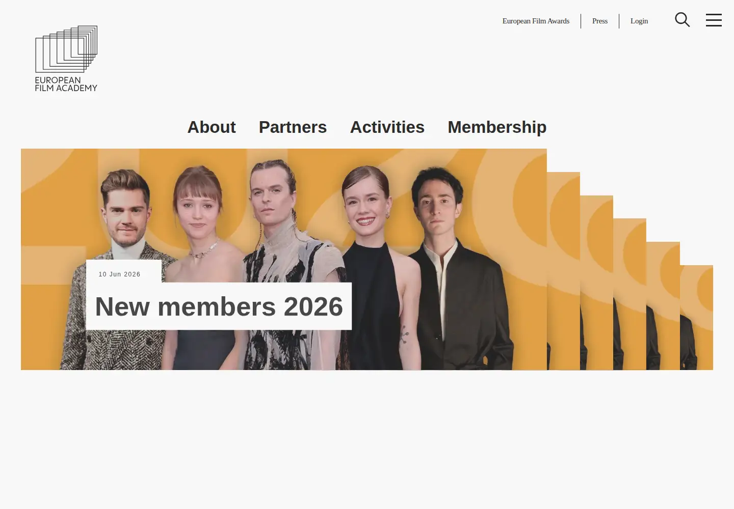 Screenshot of europeanfilmacademy.org
