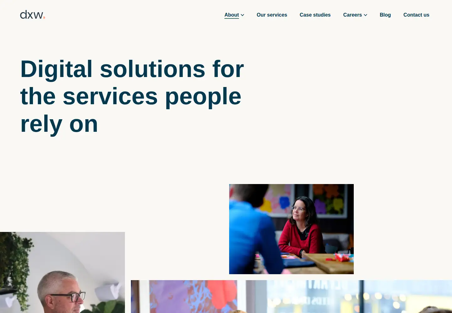 Screenshot of dxw.com