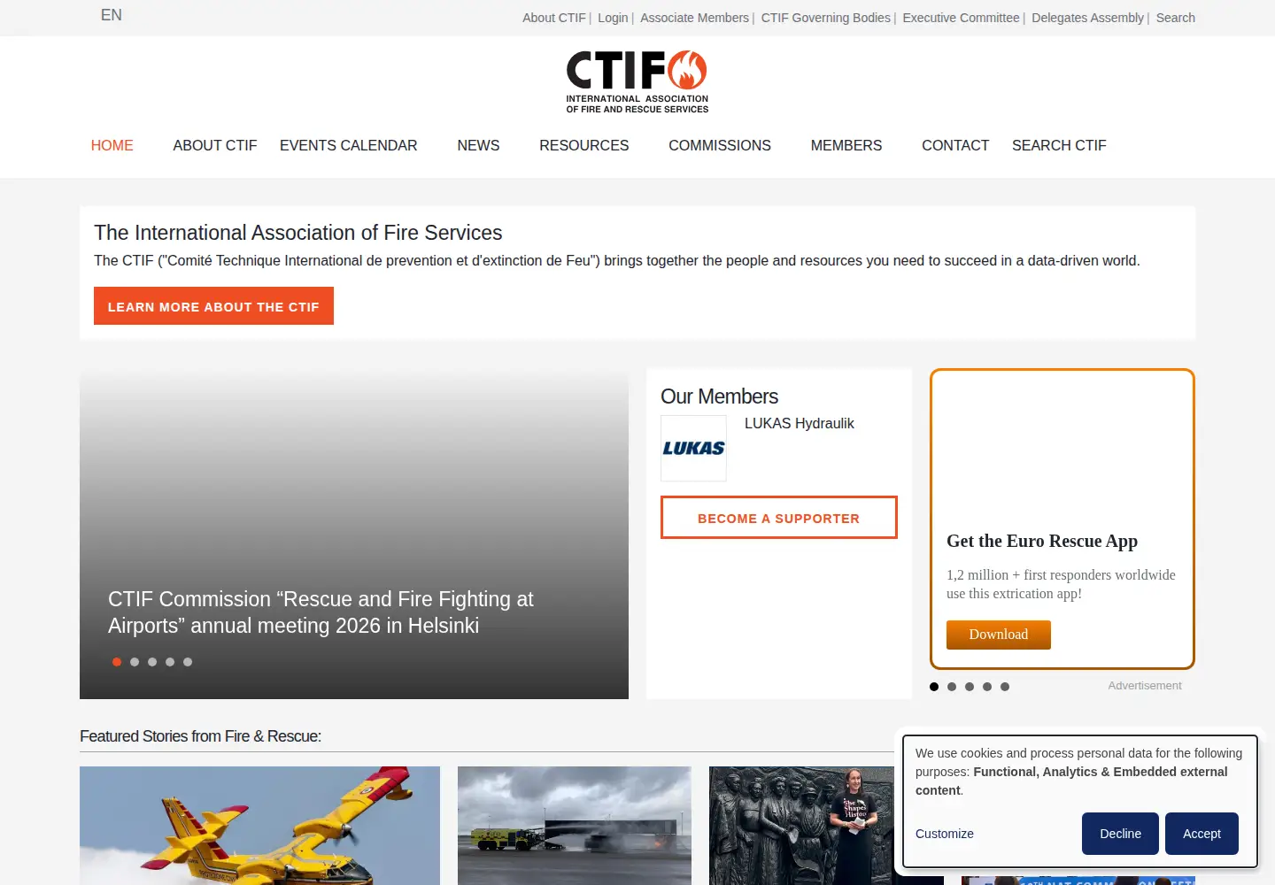 Screenshot of ctif.org