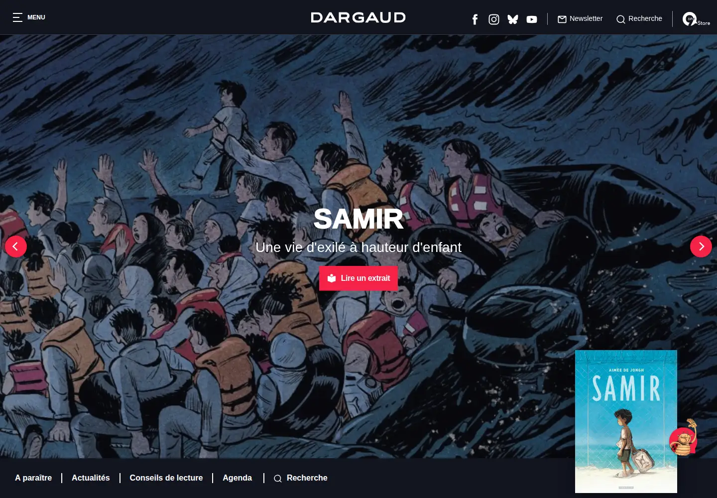 Screenshot of dargaud.com