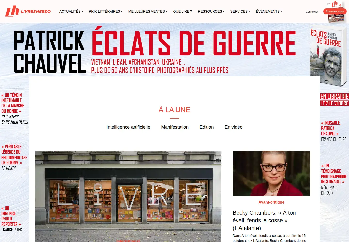 Screenshot of livreshebdo.fr