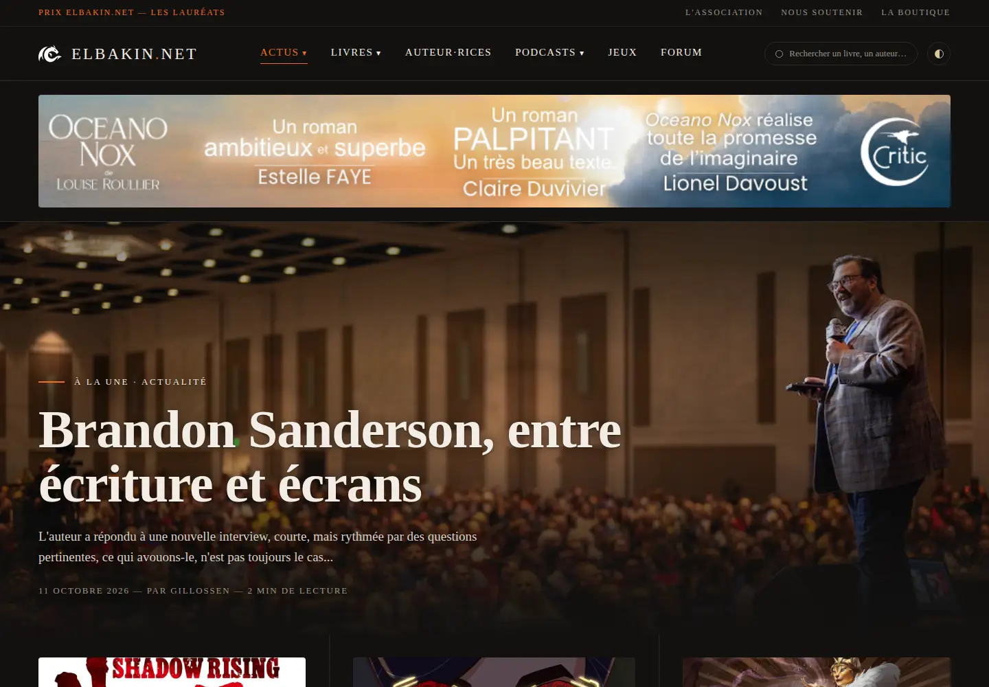 Screenshot of elbakin.net