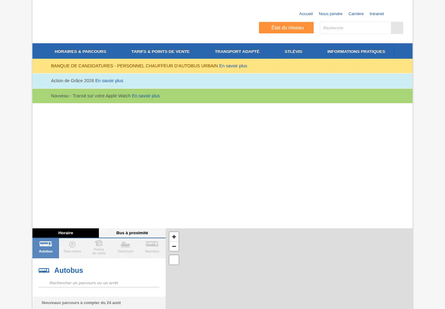Screenshot of stlevis.ca