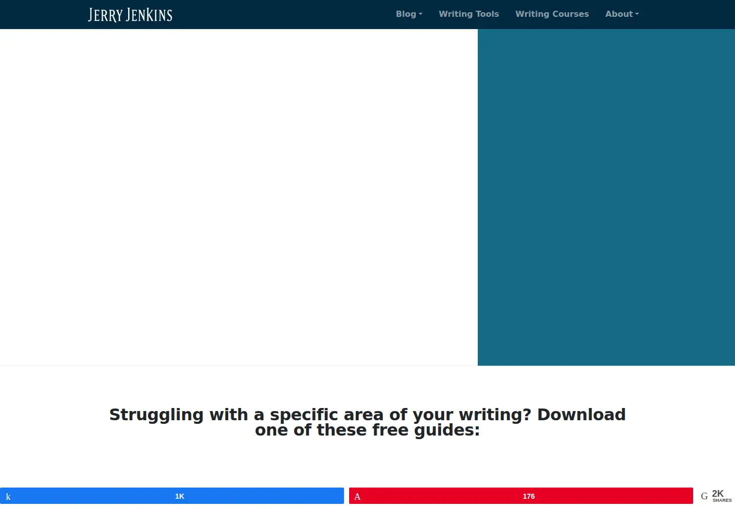 Screenshot of jerryjenkins.com