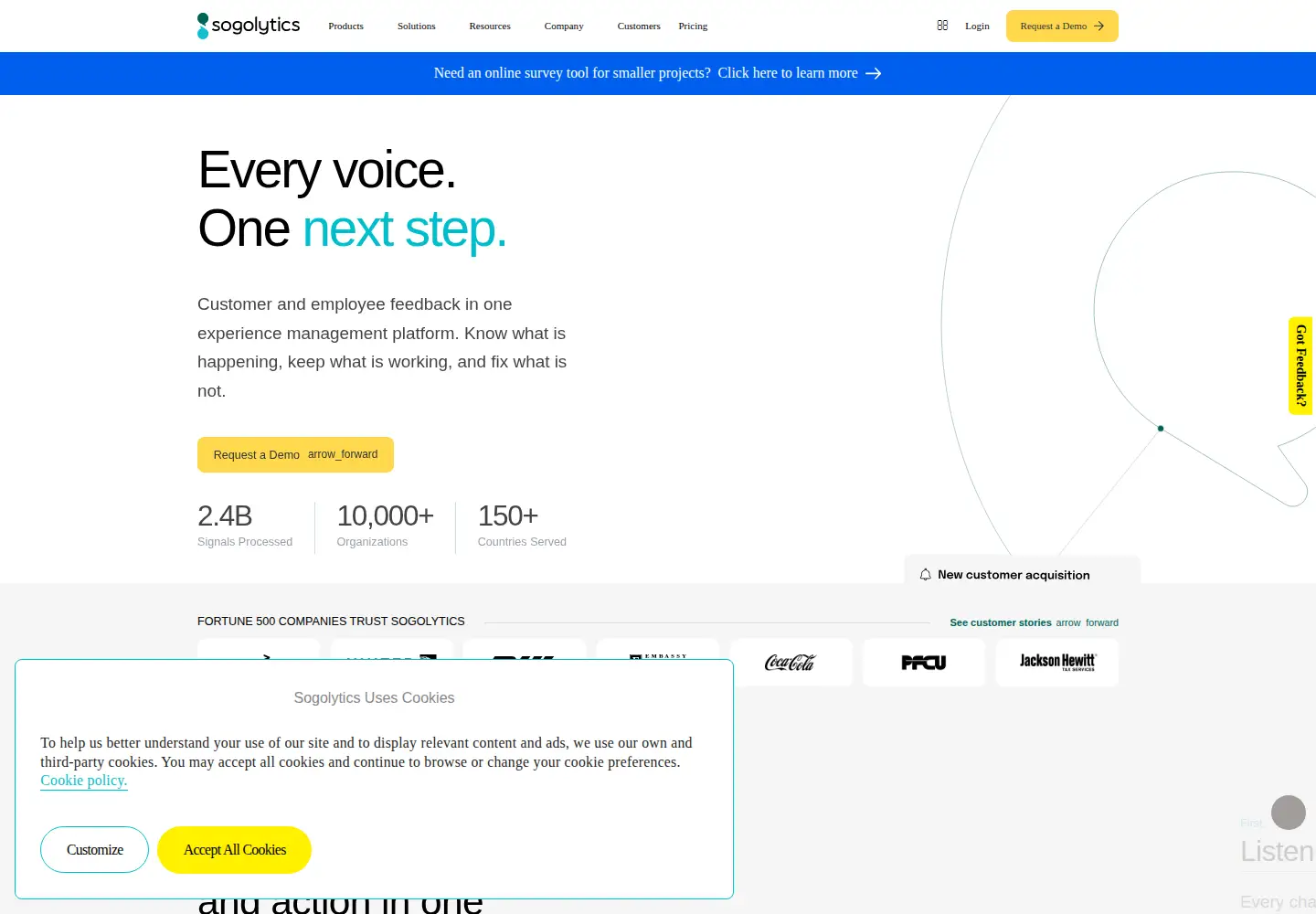 Screenshot of sogosurvey.com