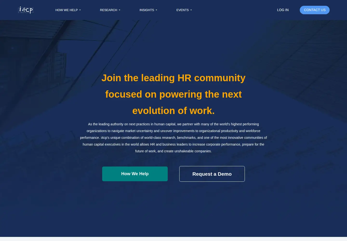 Screenshot of i4cp.com